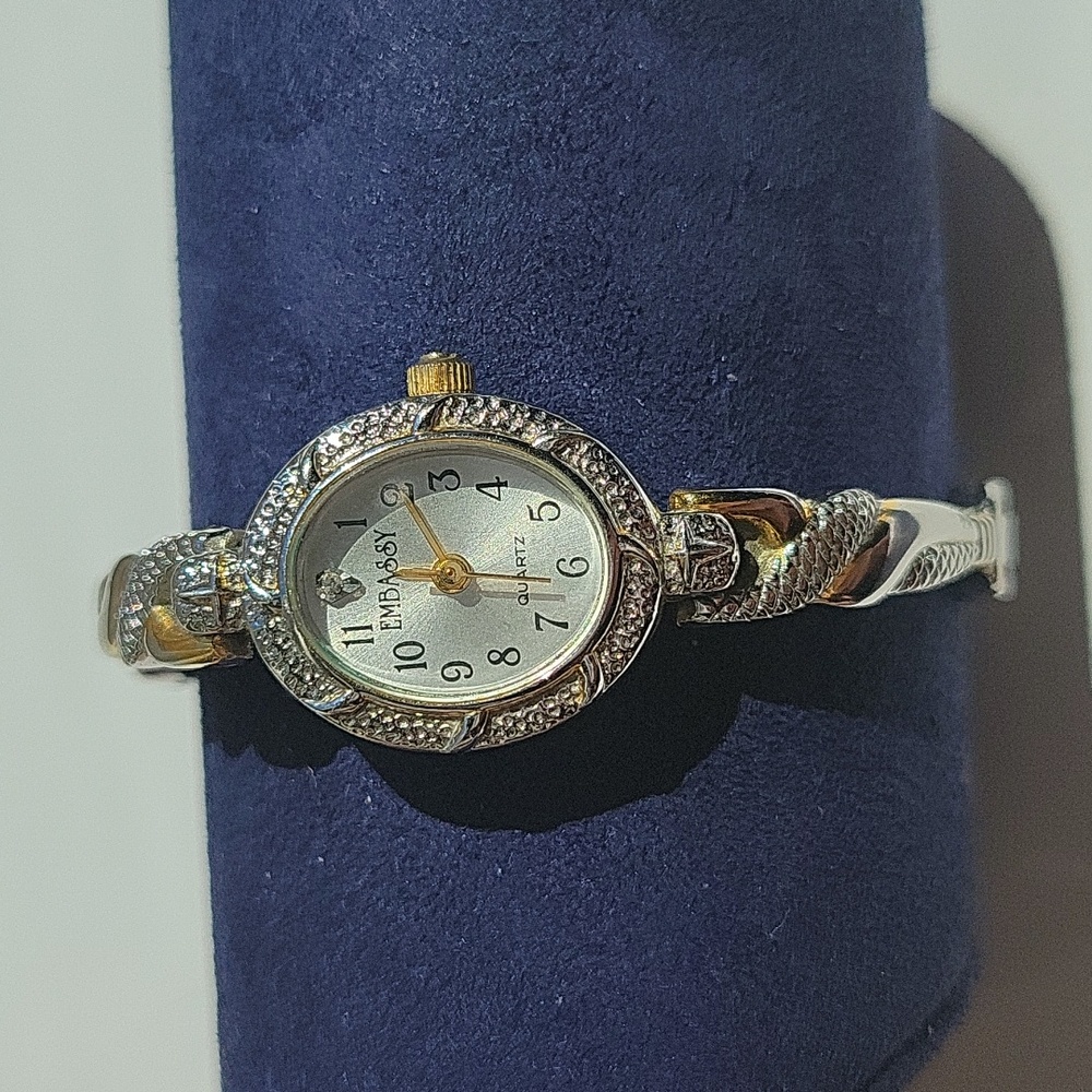 Embassy Silver and Gold Women's Watch